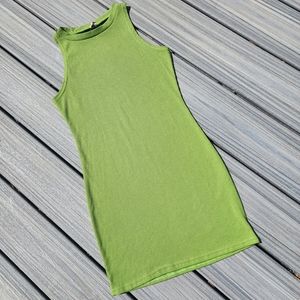 Small green bodycon dress